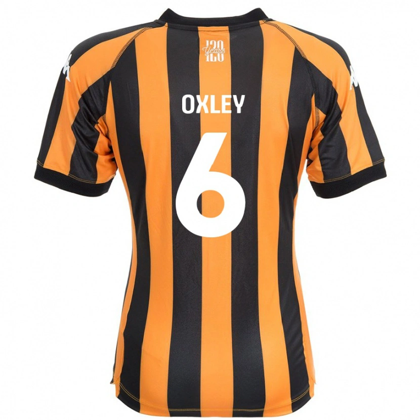 Danxen Hombre Camiseta Tilly Oxley #6 Negro Ámbar 1ª Equipación 2024/25 La Camisa México