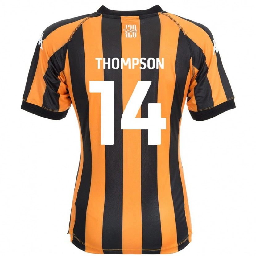 Danxen Hombre Camiseta Katie Thompson #14 Negro Ámbar 1ª Equipación 2024/25 La Camisa México