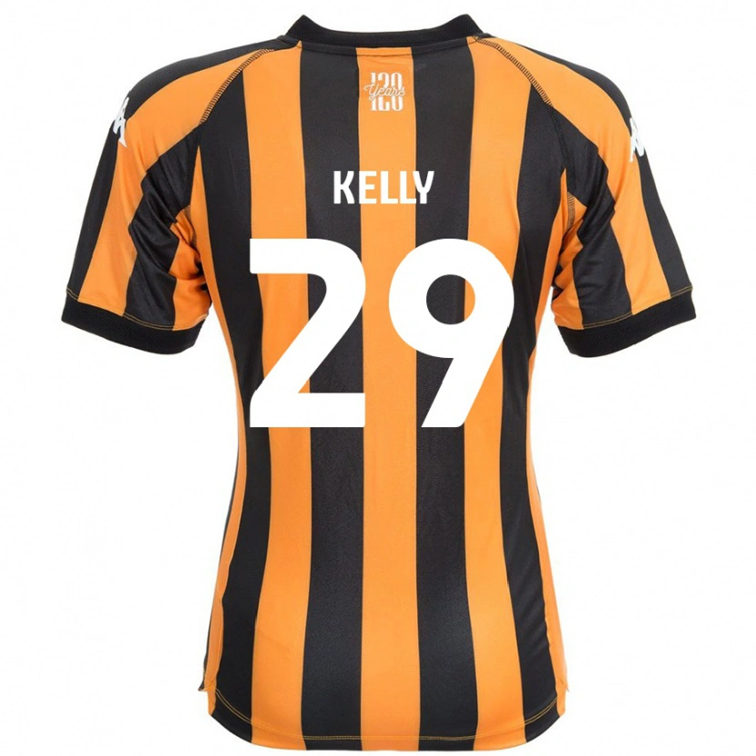 Danxen Hombre Camiseta Ace Kelly #29 Negro Ámbar 1ª Equipación 2024/25 La Camisa México