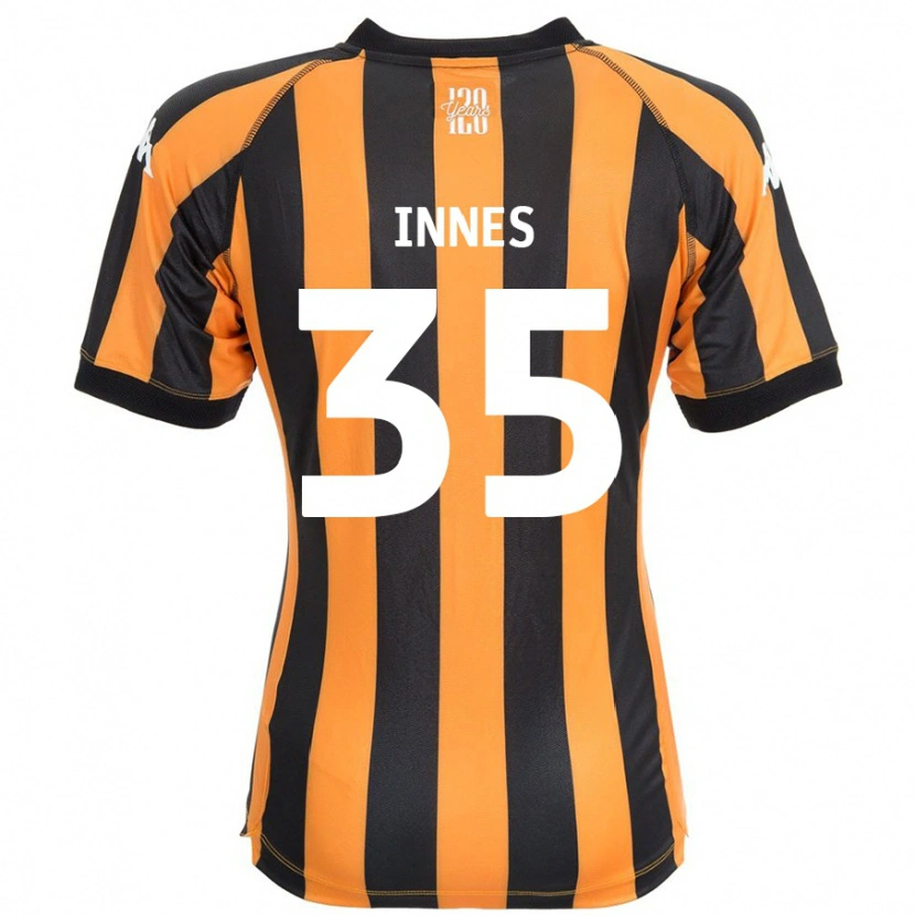 Danxen Hombre Camiseta Emma Innes #35 Negro Ámbar 1ª Equipación 2024/25 La Camisa México