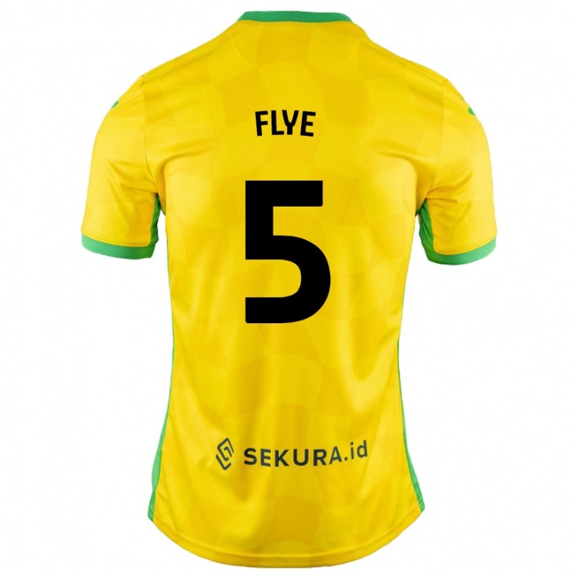 Danxen Hombre Camiseta Ceri Flye #5 Amarillo Verde 1ª Equipación 2024/25 La Camisa México