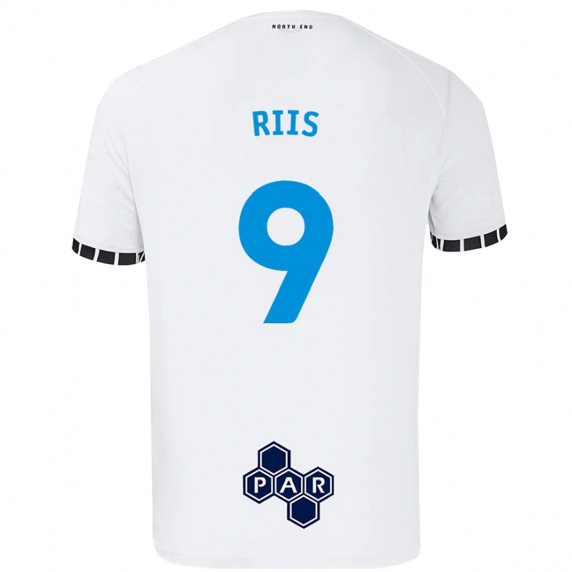 Danxen Hombre Camiseta Emil Riis #9 Blanco 1ª Equipación 2024/25 La Camisa México