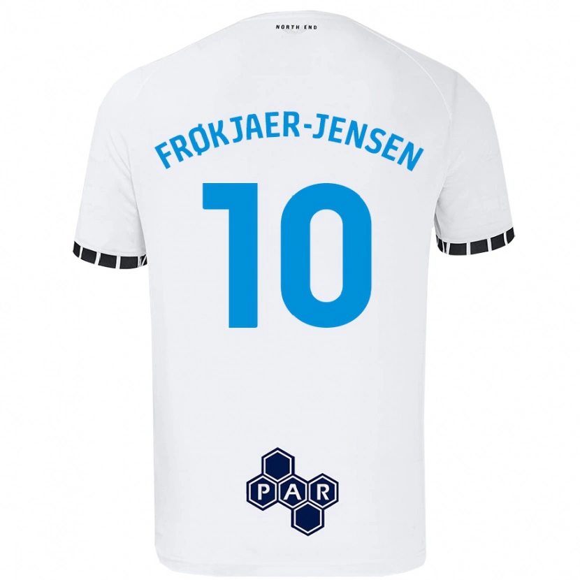 Danxen Hombre Camiseta Mads Frøkjaer-Jensen #10 Blanco 1ª Equipación 2024/25 La Camisa México
