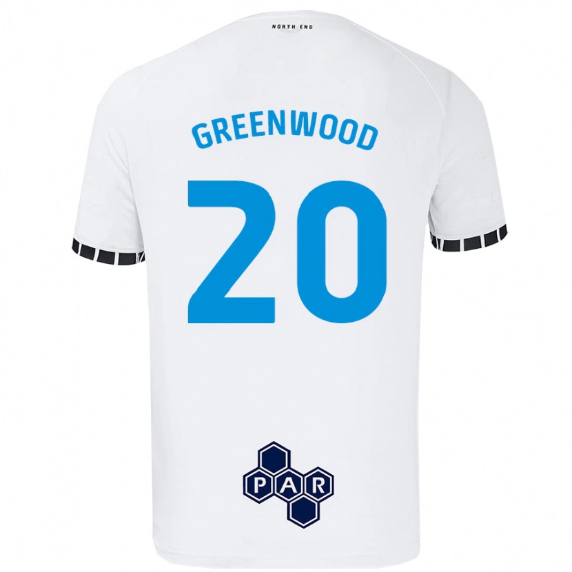 Danxen Hombre Camiseta Sam Greenwood #20 Blanco 1ª Equipación 2024/25 La Camisa México