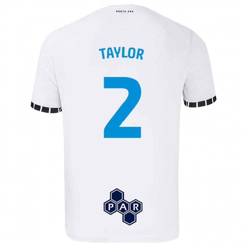 Danxen Hombre Camiseta Alex Taylor #2 Blanco 1ª Equipación 2024/25 La Camisa México
