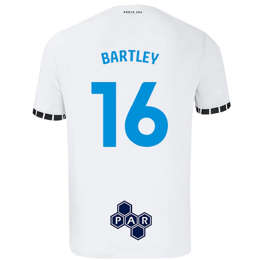 Danxen Hombre Camiseta Melanie Bartley #16 Blanco 1ª Equipación 2024/25 La Camisa México