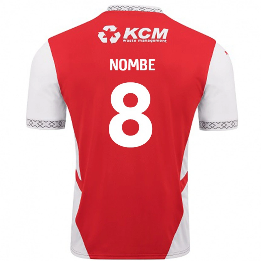 Danxen Hombre Camiseta Sam Nombe #8 Rojo Blanco 1ª Equipación 2024/25 La Camisa México