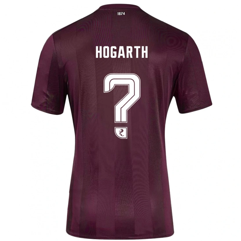 Danxen Hombre Camiseta Taylor Hogarth #0 Borgoña 1ª Equipación 2024/25 La Camisa México