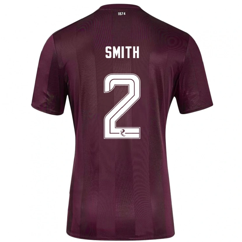 Danxen Hombre Camiseta Lucas Smith #2 Borgoña 1ª Equipación 2024/25 La Camisa México