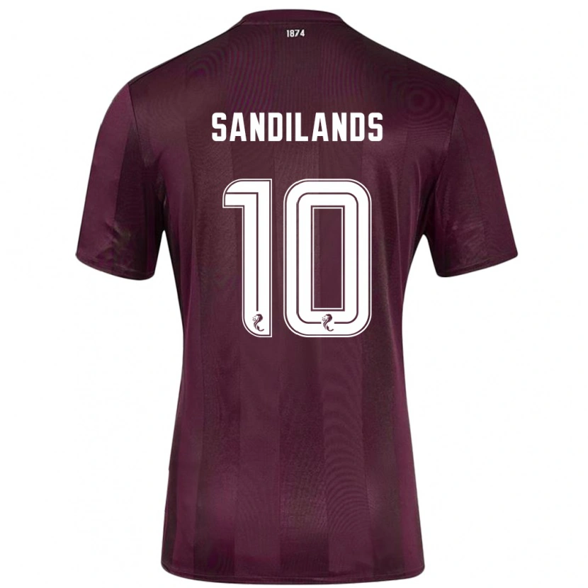 Danxen Hombre Camiseta Callum Sandilands #10 Borgoña 1ª Equipación 2024/25 La Camisa México