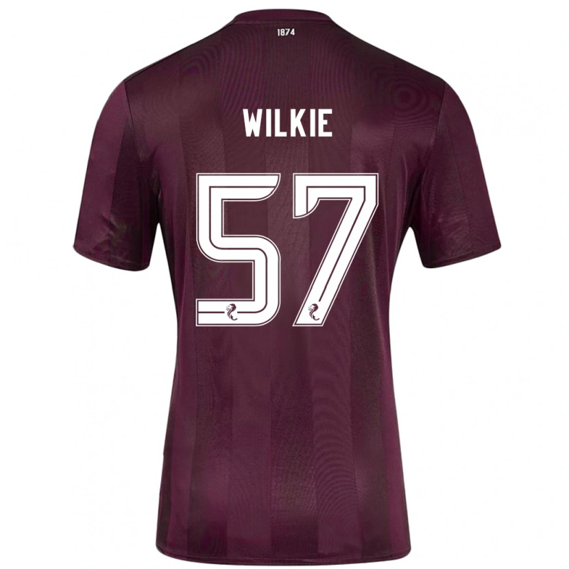Danxen Hombre Camiseta Coupar Wilkie #57 Borgoña 1ª Equipación 2024/25 La Camisa México
