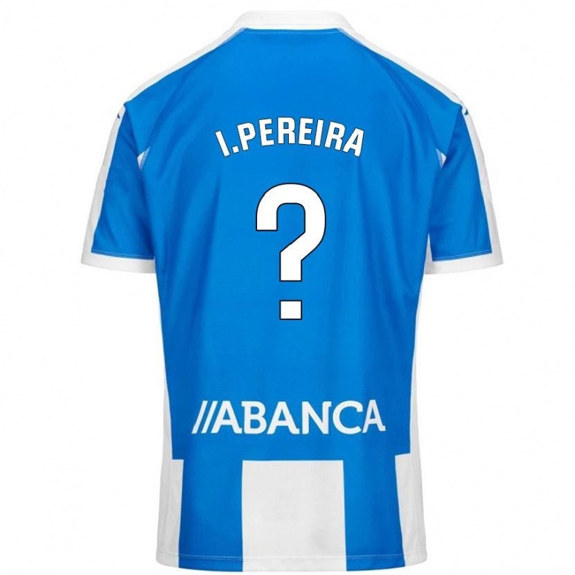 Danxen Hombre Camiseta Inês Pereira #0 Azul Blanco 1ª Equipación 2024/25 La Camisa México