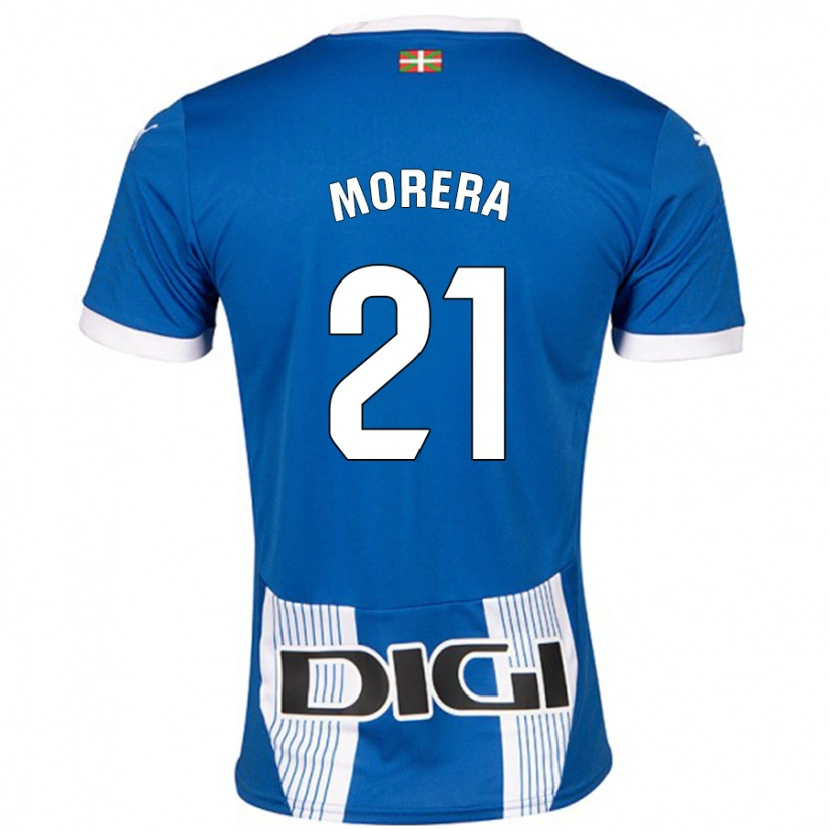 Danxen Hombre Camiseta Carla Morera #21 Azul 1ª Equipación 2024/25 La Camisa México