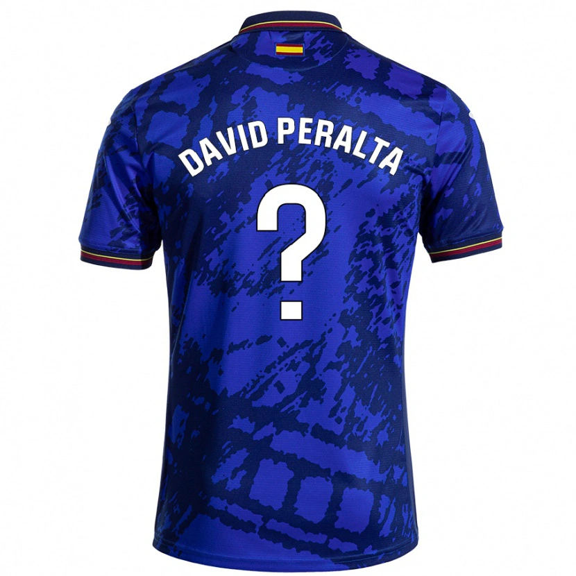 Danxen Hombre Camiseta Juan David Peralta #0 Azul Más Oscuro 1ª Equipación 2024/25 La Camisa México