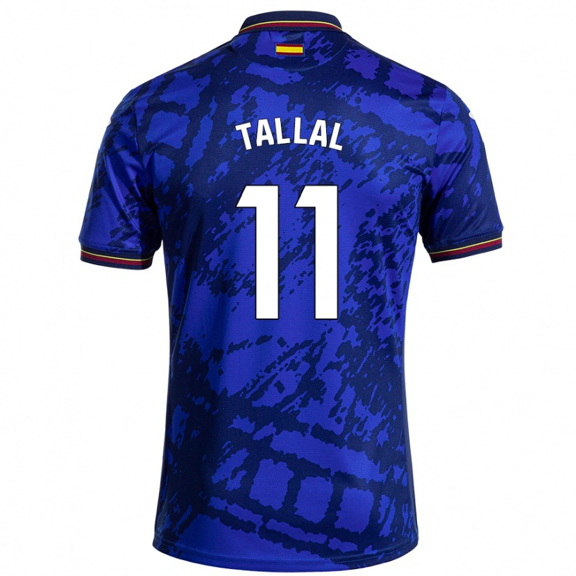Danxen Hombre Camiseta Yassin Tallal #11 Azul Más Oscuro 1ª Equipación 2024/25 La Camisa México
