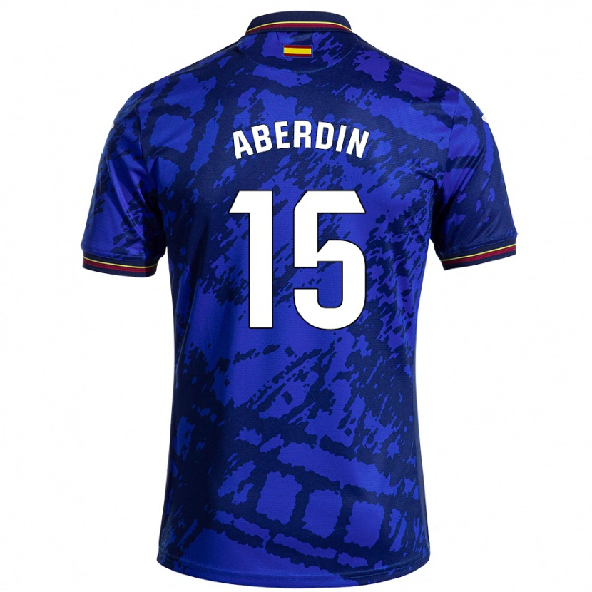Danxen Hombre Camiseta Nabil Aberdin #15 Azul Más Oscuro 1ª Equipación 2024/25 La Camisa México