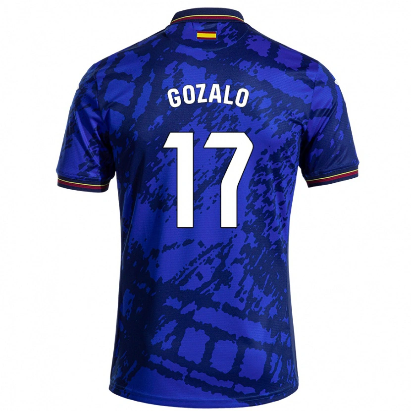 Danxen Hombre Camiseta Marcos Gozalo #17 Azul Más Oscuro 1ª Equipación 2024/25 La Camisa México