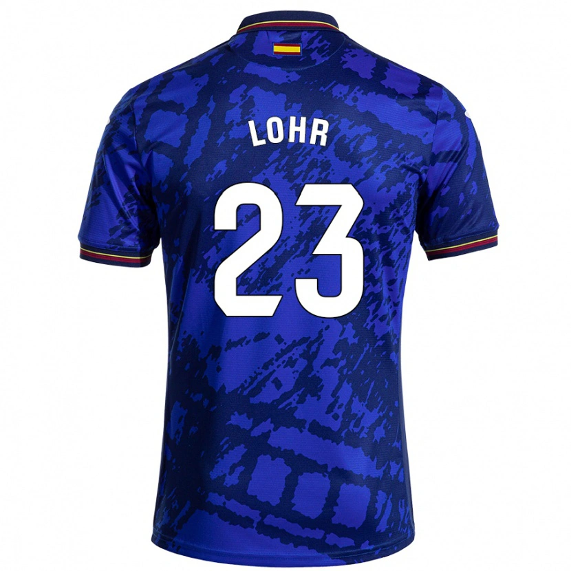 Danxen Hombre Camiseta Luca Lohr #23 Azul Más Oscuro 1ª Equipación 2024/25 La Camisa México