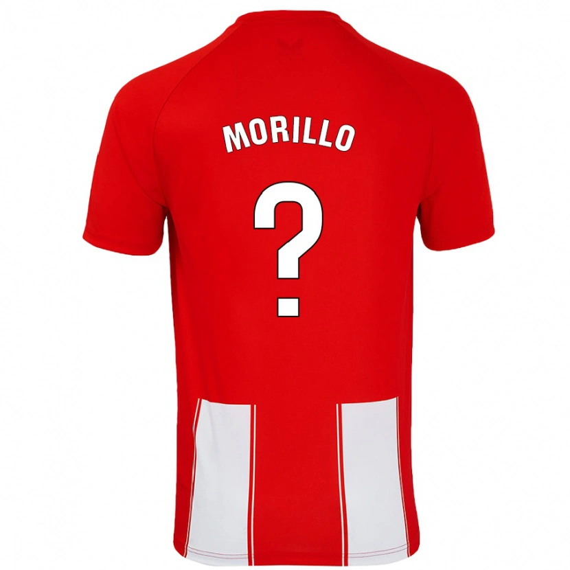 Danxen Hombre Camiseta Manu Morillo #0 Rojo Blanco 1ª Equipación 2024/25 La Camisa México