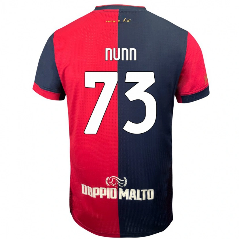 Danxen Hombre Camiseta Jack Nunn #73 Rojo Azul Más Oscuro 1ª Equipación 2024/25 La Camisa México