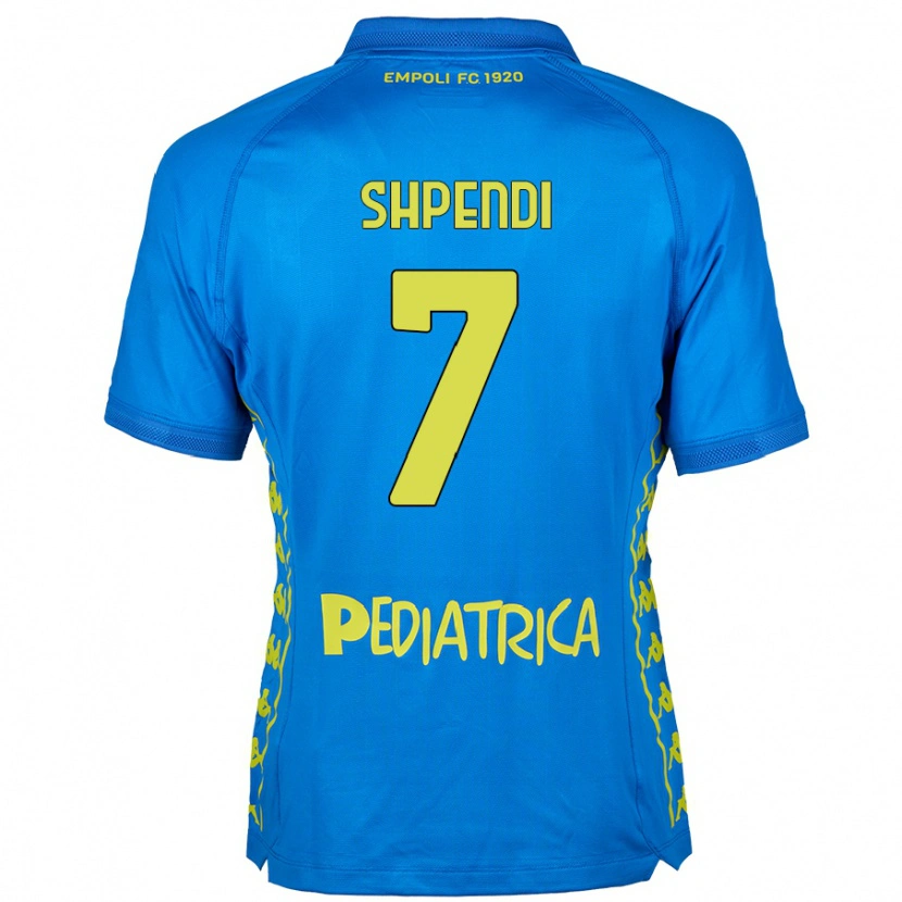 Danxen Hombre Camiseta Stiven Shpendi #7 Azul 1ª Equipación 2024/25 La Camisa México