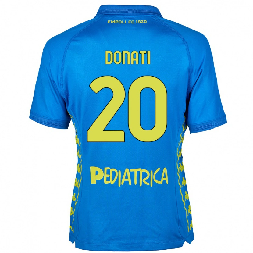 Danxen Hombre Camiseta Francesco Donati #20 Azul 1ª Equipación 2024/25 La Camisa México
