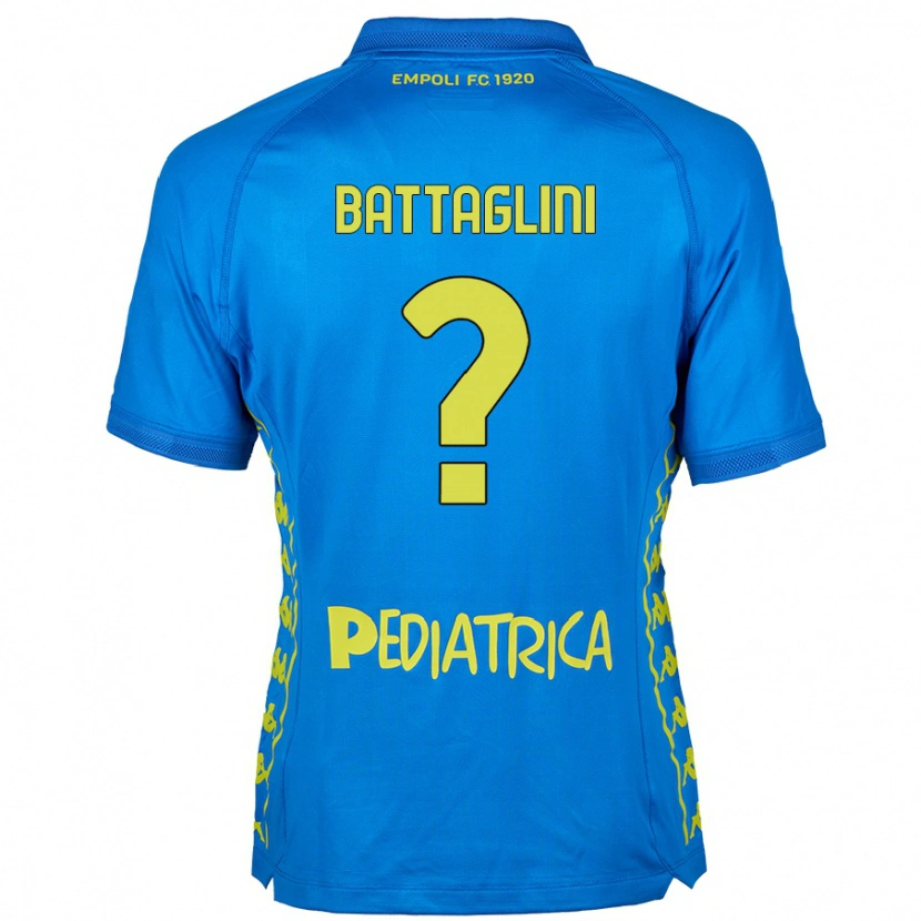 Danxen Hombre Camiseta Pietro Battaglini #0 Azul 1ª Equipación 2024/25 La Camisa México