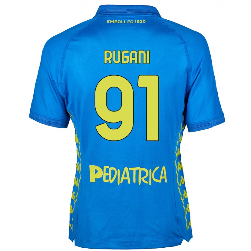 Danxen Hombre Camiseta Tommaso Rugani #91 Azul 1ª Equipación 2024/25 La Camisa México