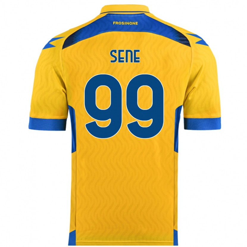 Danxen Hombre Camiseta Fallou Sene #99 Amarillo 1ª Equipación 2024/25 La Camisa México