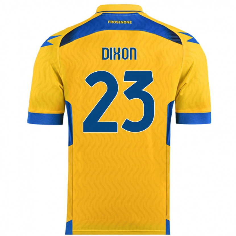 Danxen Hombre Camiseta Damar Dixon #23 Amarillo 1ª Equipación 2024/25 La Camisa México