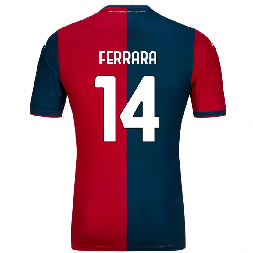 Danxen Hombre Camiseta Anastasia Ferrara #14 Rojo Azul Oscuro 1ª Equipación 2024/25 La Camisa México