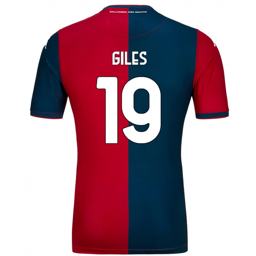 Danxen Hombre Camiseta Heidi Giles #19 Rojo Azul Oscuro 1ª Equipación 2024/25 La Camisa México