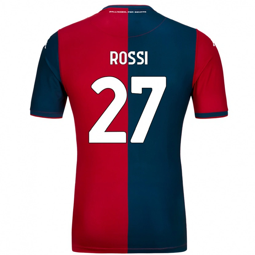Danxen Hombre Camiseta Lucrezia Rossi #27 Rojo Azul Oscuro 1ª Equipación 2024/25 La Camisa México