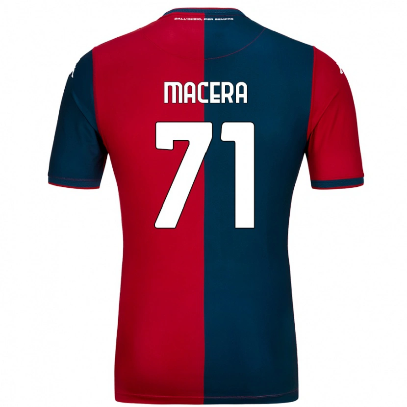 Danxen Hombre Camiseta Matilde Macera #71 Rojo Azul Oscuro 1ª Equipación 2024/25 La Camisa México