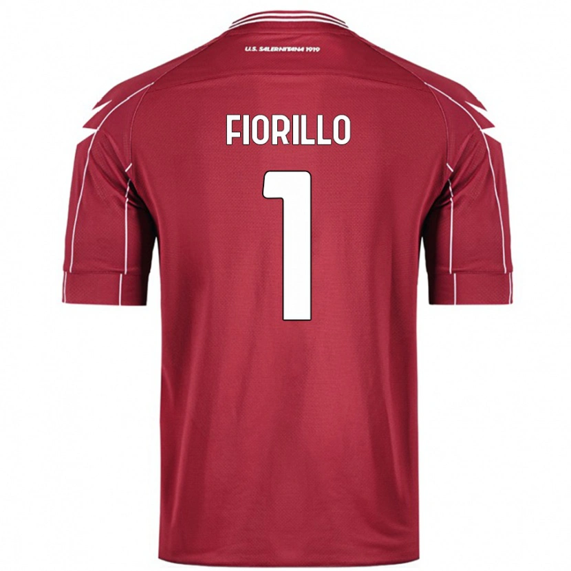 Danxen Hombre Camiseta Vincenzo Fiorillo #1 Borgoña 1ª Equipación 2024/25 La Camisa México