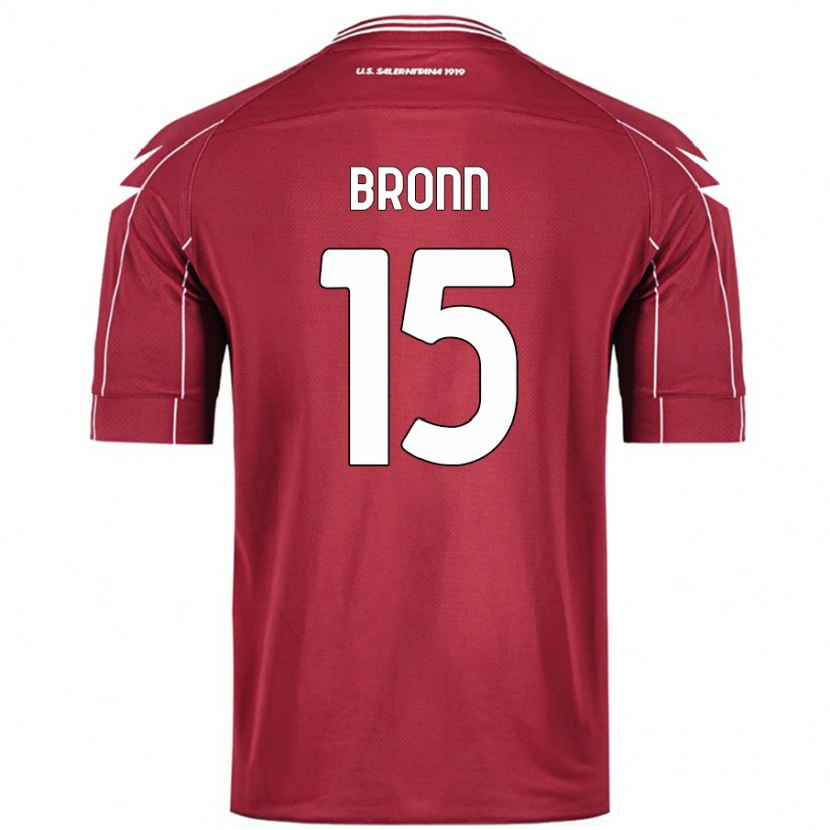 Danxen Hombre Camiseta Dylan Bronn #15 Borgoña 1ª Equipación 2024/25 La Camisa México