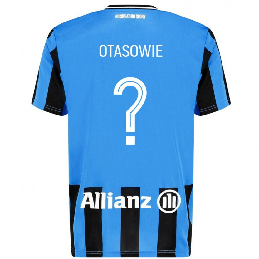 Danxen Hombre Camiseta Owen Otasowie #0 Azul Cielo Negro 1ª Equipación 2024/25 La Camisa México