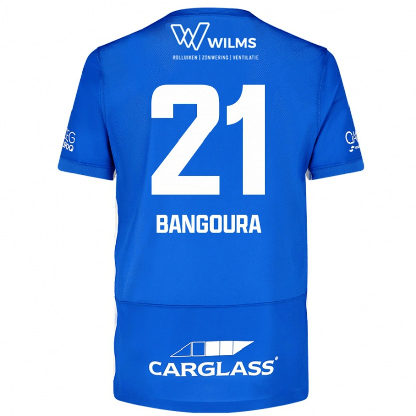 Danxen Hombre Camiseta Ibrahima Sory Bangoura #21 Azul 1ª Equipación 2024/25 La Camisa México