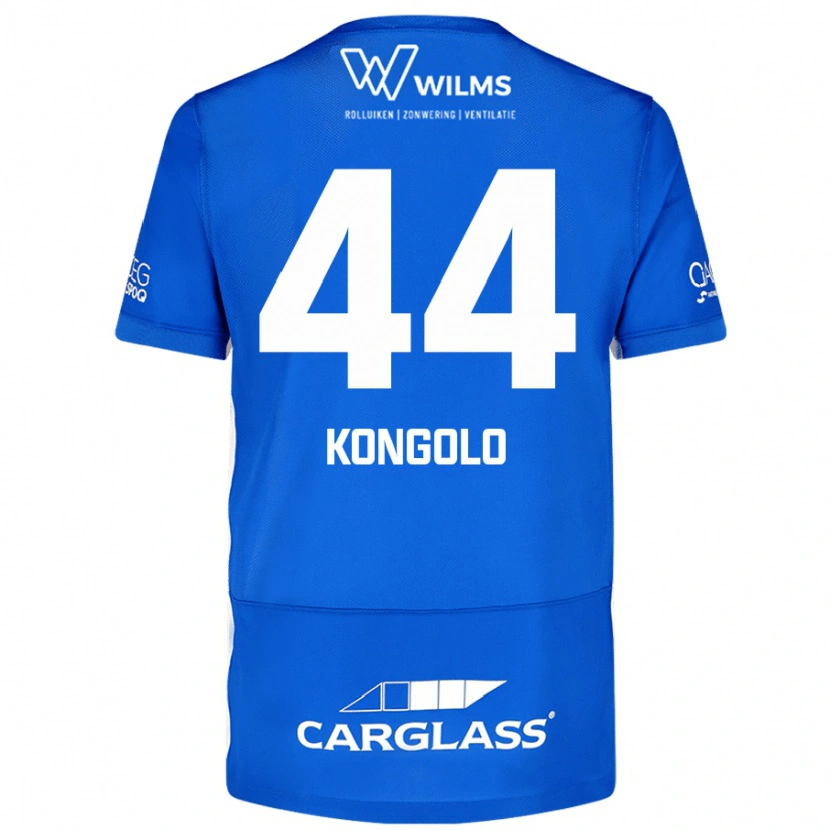 Danxen Hombre Camiseta Josue Kongolo #44 Azul 1ª Equipación 2024/25 La Camisa México