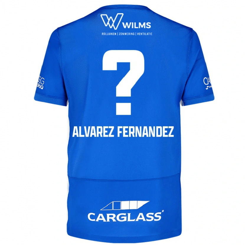 Danxen Hombre Camiseta Loïc Alvarez Fernandez #0 Azul 1ª Equipación 2024/25 La Camisa México