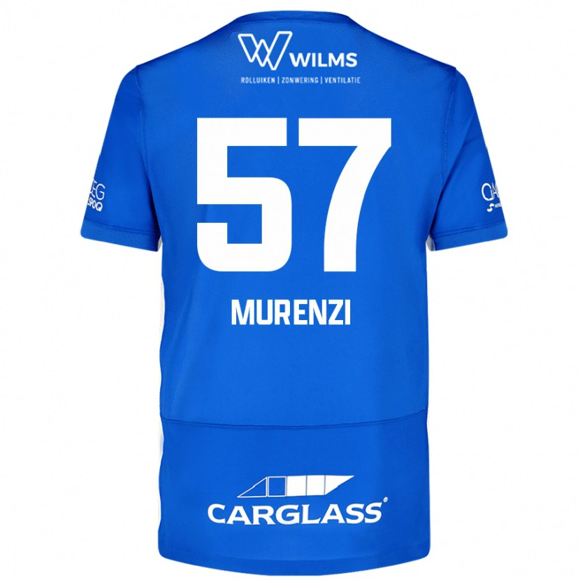 Danxen Hombre Camiseta Aaron Murenzi #57 Azul 1ª Equipación 2024/25 La Camisa México