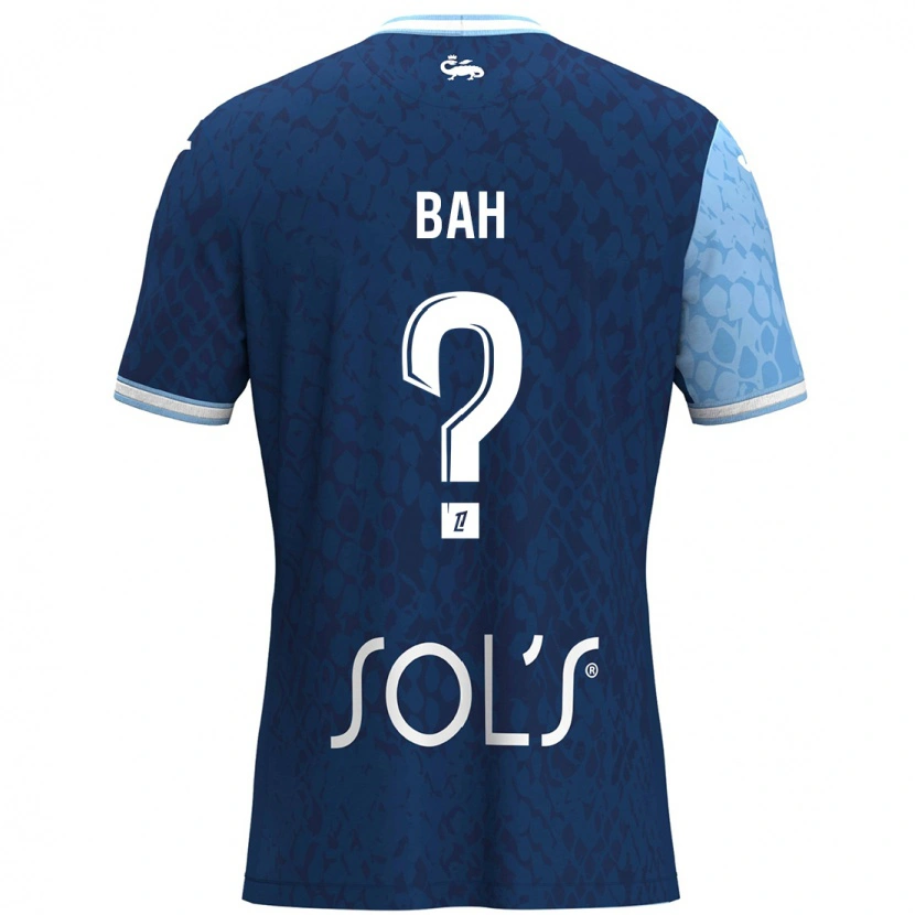 Danxen Hombre Camiseta Thierno Bah #0 Azul Cielo Azul Oscuro 1ª Equipación 2024/25 La Camisa México