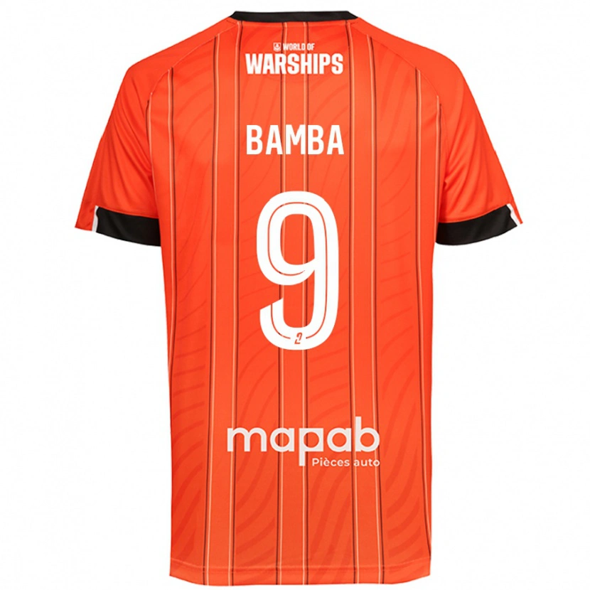 Danxen Hombre Camiseta Mohamed Bamba #9 Naranja 1ª Equipación 2024/25 La Camisa México