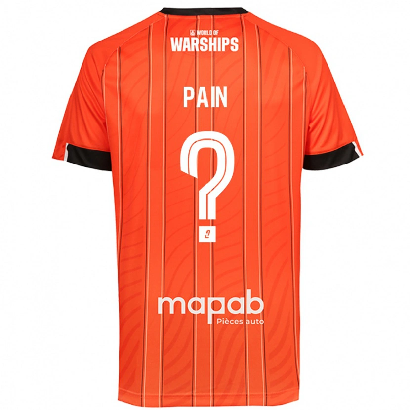 Danxen Hombre Camiseta Ilan Pain #0 Naranja 1ª Equipación 2024/25 La Camisa México