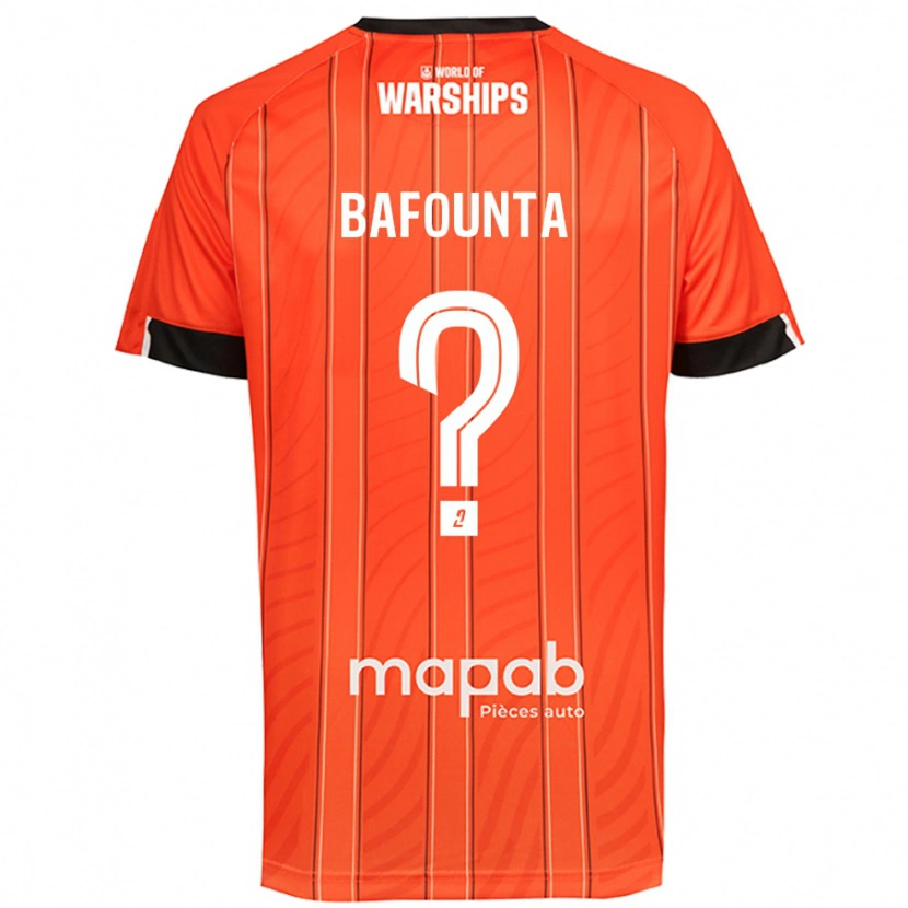 Danxen Hombre Camiseta Kamal Bafounta #0 Naranja 1ª Equipación 2024/25 La Camisa México