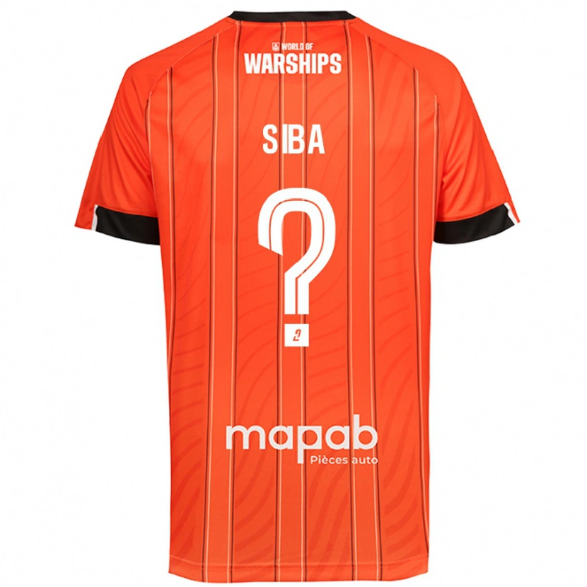Danxen Hombre Camiseta Stevan Siba #0 Naranja 1ª Equipación 2024/25 La Camisa México