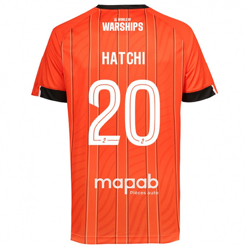 Danxen Hombre Camiseta Jérémy Hatchi #20 Naranja 1ª Equipación 2024/25 La Camisa México