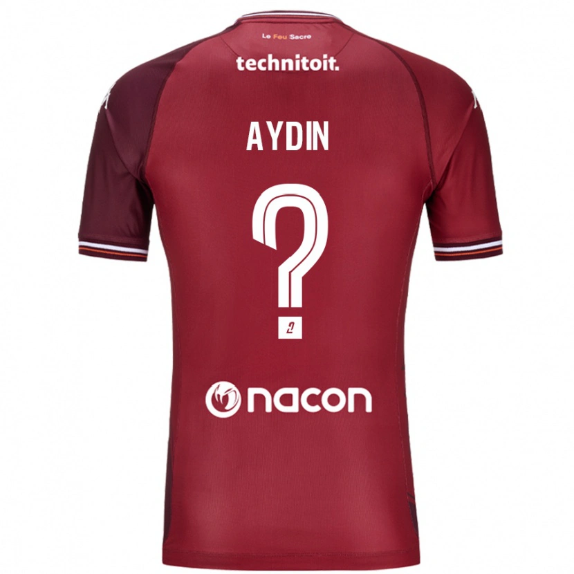 Danxen Hombre Camiseta Oguzhan Aydin #0 Rojo Granata 1ª Equipación 2024/25 La Camisa México