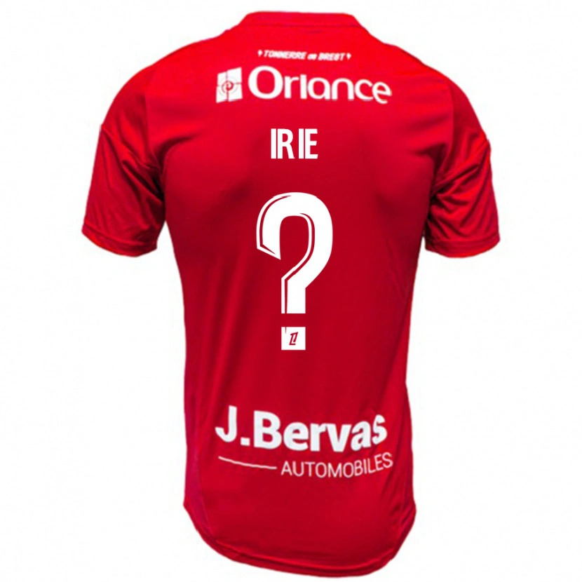 Danxen Hombre Camiseta Paris Irie #0 Rojo Blanco 1ª Equipación 2024/25 La Camisa México