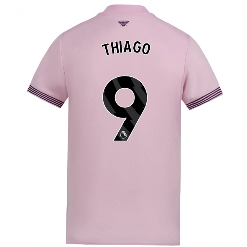 Danxen Hombre Camiseta Igor Thiago #9 Rosa 2ª Equipación 2024/25 La Camisa México